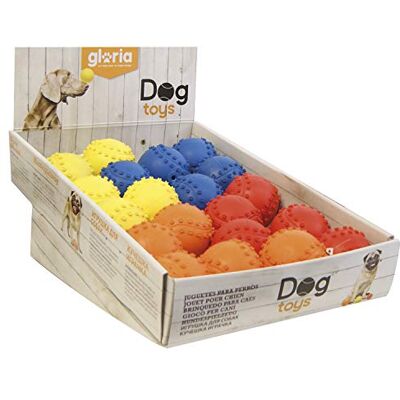 GLORIA LO MEJOR PARA TU MEJOR AMIGO balle GLORIA Dog Taille 6 cm constant et endurant Jouet pour chien balle de baseball Chien Pour Dribble et Throw couleurs assorties GLORIA LO MEJOR PARA TU MEJOR AMIGO balle GLORIA Dog Taille 6 cm constant et endurant Jouet pour chien balle de baseball Chien Pour Dribble et Throw couleurs assorties