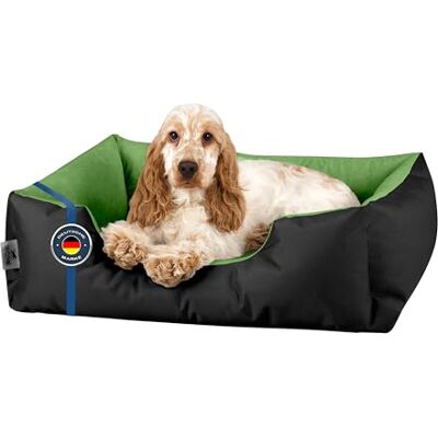 BedDog ® lit pour chien LUPI, noir/vert, M env. 70x55 cm,Panier corbeille, coussin de chien BedDog ® lit pour chien LUPI, noir/vert, M env. 70x55 cm,Panier corbeille, coussin de chien