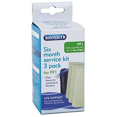 Interpet - PF1 - Éponge simple - Pack de 3 - Accessoire filtre Interpet - PF1 - Éponge simple - Pack de 3 - Accessoire filtre