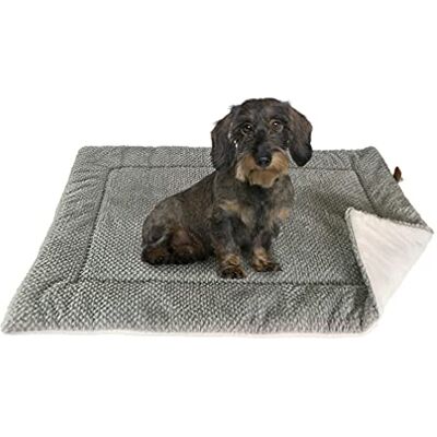 Couverture pour chiens Fluffino - Petit - Gris - Isolante - 73x45cm - Couverture pour chiens Couverture pour chiens Fluffino - Petit - Gris - Isolante - 73x45cm - Couverture pour chiens