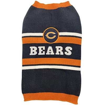 Pets First Pull pour chien NFL Chicago Bears Taille XS Chaud et confortable Avec logo de l'équipe de la NFL Meilleur pull pour chiots pour chiens de grande et petite taille Pets First Pull pour chien NFL Chicago Bears Taille XS Chaud et confortable Avec logo de l'équipe de la NFL Meilleur pull pour chiots pour chiens de grande et petite taille