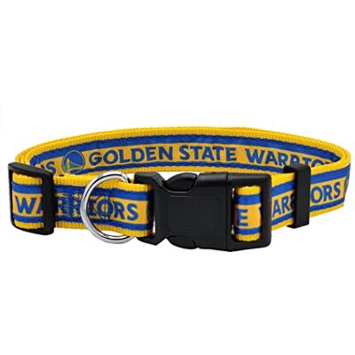 Pets First Golden State Warriors Collier pour chien Taille S Pets First Golden State Warriors Collier pour chien Taille S
