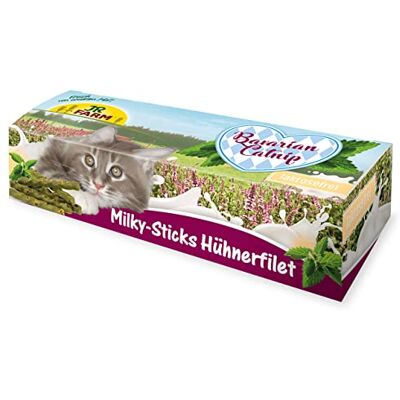 JR Farm Cat Bavarian Catnip Milky Sticks Filet de poulet 35 g JR Farm Cat Bavarian Catnip Milky Sticks Filet de poulet 35 g
