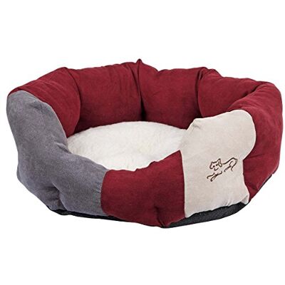 Kerbl Amelie Panier pour chien Bordeaux/anthracite 64 x 57 cm Kerbl Amelie Panier pour chien Bordeaux/anthracite 64 x 57 cm