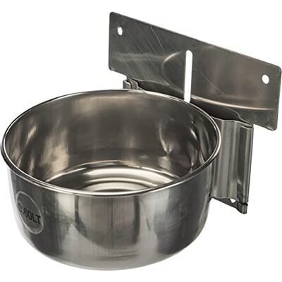 Nobby Gamelle avec Fixation en INOX pour Oiseau 13 cm Nobby Gamelle avec Fixation en INOX pour Oiseau 13 cm