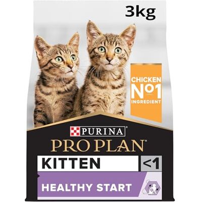 Pro Plan Healthy start Aliment Chat Croquettes Chaton Poulet 3kg Pro Plan Healthy start Aliment Chat Croquettes Chaton Poulet 3kg