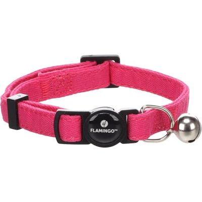 FLAMINGO Collier pour Chat Lomi Fuchsia Taille 15-22cm x 10mm x 2mm Réglable, Élégant et Confortable Idéal pour Tonkinese, Bombay, Persan & Siamois FLAMINGO Collier pour Chat Lomi Fuchsia Taille 15-22cm x 10mm x 2mm Réglable, Élégant et Confortable Idéal pour Tonkinese, Bombay, Persan & Siamois