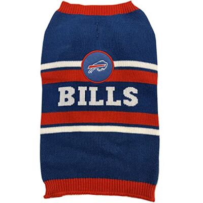 Pets First NFL Buffalo Bills – Pull pour chien, taille extra large. Pull en tricot chaud et confortable avec logo de l'équipe NFL, meilleur pull pour chiots pour chiens de grande et petite taille, Pets First NFL Buffalo Bills – Pull pour chien, taille extra large. Pull en tricot chaud et confortable avec logo de l'équipe NFL, meilleur pull pour chiots pour chiens de grande et petite taille,