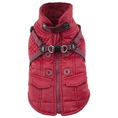 Puppia PAQD-VT1463-WN-XL Manteau d'hiver imperméable pour chiens Puppia PAQD-VT1463-WN-XL Manteau d'hiver imperméable pour chiens