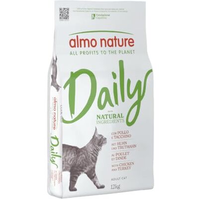 almo nature Daily Croquettes pour Chats Poulet et Dinde Sac de 12 kg almo nature Daily Croquettes pour Chats Poulet et Dinde Sac de 12 kg