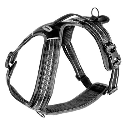 Record Harnais pour chien Action Alpes Couleur Noir Taille XL Matière : Nylon Tressé avec Bandes Réfléchissantes 3M ScotchLite Circonférence 90-125 cm Record Harnais pour chien Action Alpes Couleur Noir Taille XL Matière : Nylon Tressé avec Bandes Réfléchissantes 3M ScotchLite Circonférence 90-125 cm