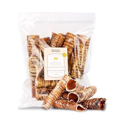 Animal House Friandise Chien BARF Naturelle – Trachées de Bœuf Séchées, Snack Séché Riche en Protéines (500 g, TRACHÉES DE BŒUF) Animal House Friandise Chien BARF Naturelle – Trachées de Bœuf Séchées, Snack Séché Riche en Protéines (500 g, TRACHÉES DE BŒUF)