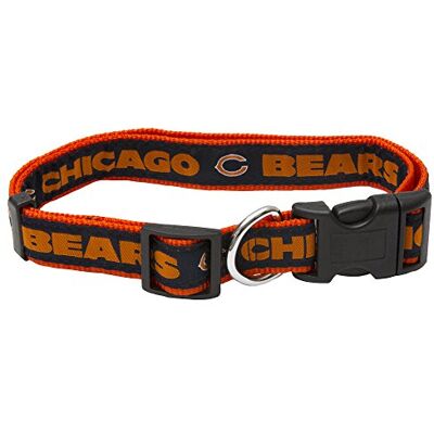 Pets First Mirage Pet Products Chicago Bears Collier, Taille L Pets First Mirage Pet Products Chicago Bears Collier, Taille L