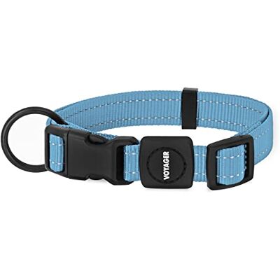 Best Pet Supplies Collier réfléchissant pour chiens avec longueur réglable, boucle résistante et anneau en D solide, accessoire d'entraînement pour la marche, le jogging pour les races petites Best Pet Supplies Collier réfléchissant pour chiens avec longueur réglable, boucle résistante et anneau en D solide, accessoire d'entraînement pour la marche, le jogging pour les races petites