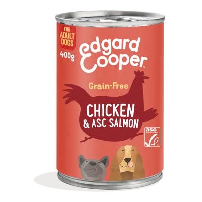 Edgard & Cooper Poulet et saumon avec brocoli, canneberge et chou frisé pour chiens âgés Edgard & Cooper Poulet et saumon avec brocoli, canneberge et chou frisé pour chiens âgés