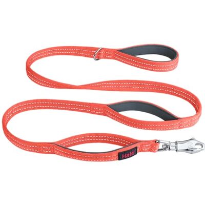 Halti Laisse de sécurité pour chien BRIG Laisse à Code Couleur avec Clip Ultra-Solide, Coutures Réfléchissantes, Poignées Rembourrées. Conçue pour Les Grands Chiens (Corail Fluo, 1,5 m de Longueur) Halti Laisse de sécurité pour chien BRIG Laisse à Code Couleur avec Clip Ultra-Solide, Coutures Réfléchissantes, Poignées Rembourrées. Conçue pour Les Grands Chiens (Corail Fluo, 1,5 m de Longueur)
