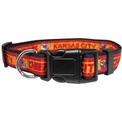 Pets First NFL Kansas City Chiefs Collier pour chien Taille M Pets First NFL Kansas City Chiefs Collier pour chien Taille M