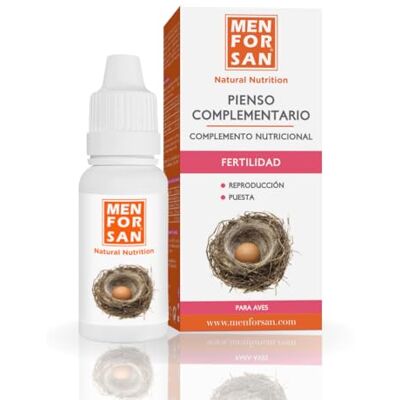 MENFORSAN Aliment complémentaire pour oiseaux élevage pour favoriser la fertilité 30 ml MENFORSAN Aliment complémentaire pour oiseaux élevage pour favoriser la fertilité 30 ml
