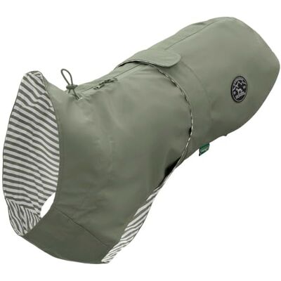 HUNTER Milford Manteau de pluie pour chien avec ouverture harnais et collier Vert 55 cm HUNTER Milford Manteau de pluie pour chien avec ouverture harnais et collier Vert 55 cm