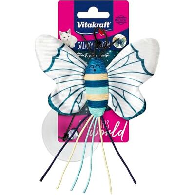 Vitakraft Galaxy Garden Jouet papillon à ventouse pour chat avec herbe à chat (1 pièce) Vitakraft Galaxy Garden Jouet papillon à ventouse pour chat avec herbe à chat (1 pièce)