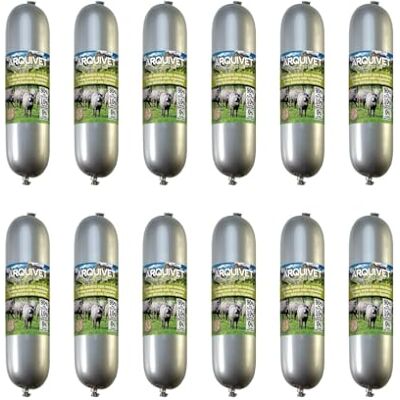 Arquivet Lot de 12 saucisses ibériques de porc aux légumes pour chiens 500 gr, 1 unité (Lot de 12) Arquivet Lot de 12 saucisses ibériques de porc aux légumes pour chiens 500 gr, 1 unité (Lot de 12)