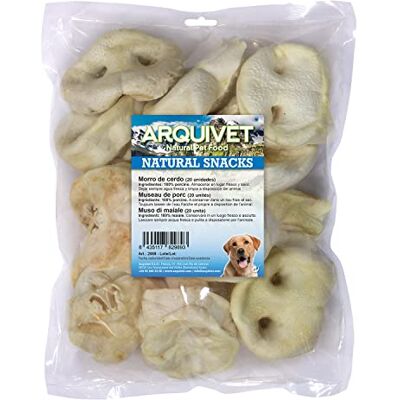 Arquivet Tête de porc - Récompense dentaire - 20 pièces Arquivet Tête de porc - Récompense dentaire - 20 pièces