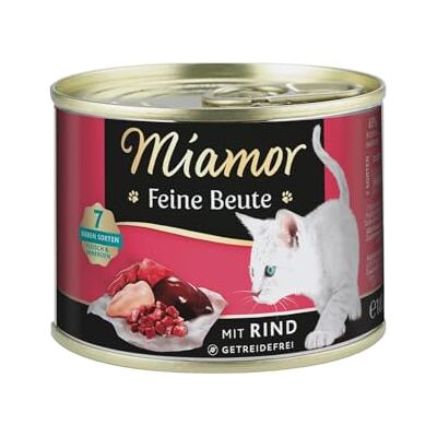 Miamor Nourriture humide pour chats adultes avec 7 variétés de viande et abats Nourriture complète sans céréales avec taurine dans un sachet fraîcheur sans additifs artificiels 12 x 185 g de Miamor Nourriture humide pour chats adultes avec 7 variétés de viande et abats Nourriture complète sans céréales avec taurine dans un sachet fraîcheur sans additifs artificiels 12 x 185 g de