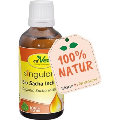 cdVet Naturprodukte Singulares Sacha Inchi Huile 50 ml – Chien, Chat – Complément alimentaire – Haute digestibilité – Riche en vitamine A+E – Oméga 3, oméga 6, acides gras oméga 9 – 100% naturel cdVet Naturprodukte Singulares Sacha Inchi Huile 50 ml – Chien, Chat – Complément alimentaire – Haute digestibilité – Riche en vitamine A+E – Oméga 3, oméga 6, acides gras oméga 9 – 100% naturel