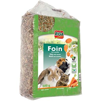 Riga Foin à la Carotte Aliment pour Rongeurs Herbivores Favorise la Digestion Idéal pour le Soin des Dents Carotte Riche en Vitamines 500g Riga Foin à la Carotte Aliment pour Rongeurs Herbivores Favorise la Digestion Idéal pour le Soin des Dents Carotte Riche en Vitamines 500g