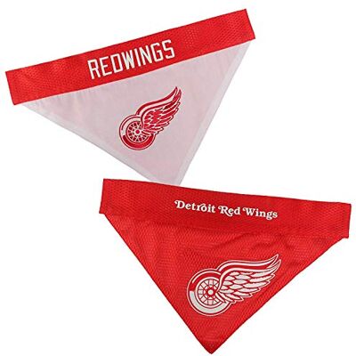 Pets First Bandana NHL Detroit Red Wings pour chiens et chats, taille L/XL. Bandana mignon et élégant. Le bandana parfait pour les fans de hockey, idéal pour les anniversaires ou toute fête Pets First Bandana NHL Detroit Red Wings pour chiens et chats, taille L/XL. Bandana mignon et élégant. Le bandana parfait pour les fans de hockey, idéal pour les anniversaires ou toute fête