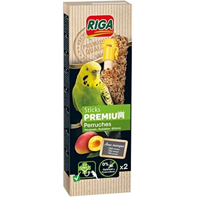 Riga Premium Barritas perruche manche, 2 sticks, Total 60 g Riga Premium Barritas perruche manche, 2 sticks, Total 60 g