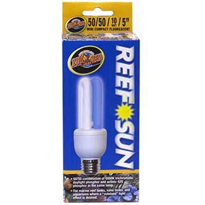 Zoo Med Zoomed Reef Sun Mini Compact Ampoule pour Reptile/Amphibien 10 W Zoo Med Zoomed Reef Sun Mini Compact Ampoule pour Reptile/Amphibien 10 W