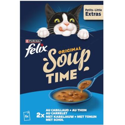 Felix Soup Chat Adulte Poisson Multipack 8 boîtes Felix Soup Chat Adulte Poisson Multipack 8 boîtes
