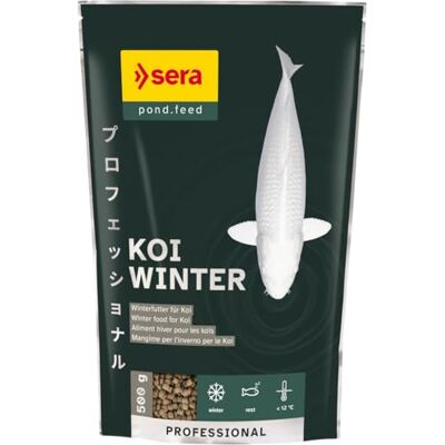 sera Koi Professional Nourriture hiver pour poissons Carpes koï 1 x 500 g sera Koi Professional Nourriture hiver pour poissons Carpes koï 1 x 500 g