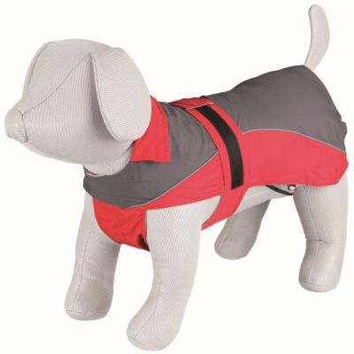 TRIXIE Imperméable Lorient L 55 Cm Rouge Gris TRIXIE Imperméable Lorient L 55 Cm Rouge Gris