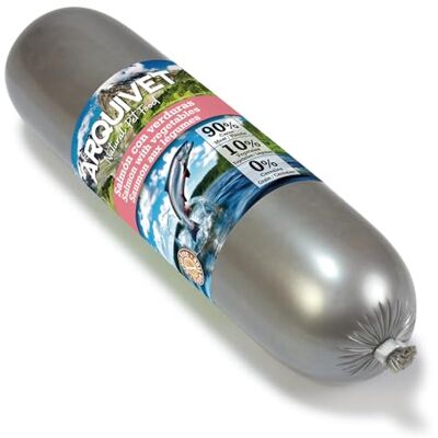 Arquivet Saucisse de saumon et de poulet aux légumes pour chiens 500 g, 1 unité (lot de 1) Arquivet Saucisse de saumon et de poulet aux légumes pour chiens 500 g, 1 unité (lot de 1)