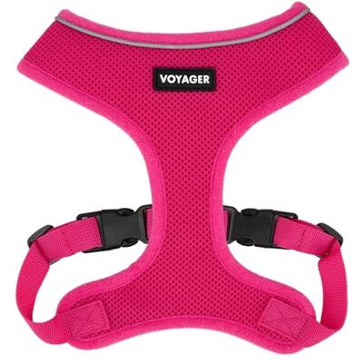 Best Pet Supplies Aerolite Harnais en maille anti-traction pour chien avec couverture de poitrine légère, douce et respirante, coutures réfléchissantes et sangles réglables pour la marche, la course à pied, le Best Pet Supplies Aerolite Harnais en maille anti-traction pour chien avec couverture de poitrine légère, douce et respirante, coutures réfléchissantes et sangles réglables pour la marche, la course à pied, le