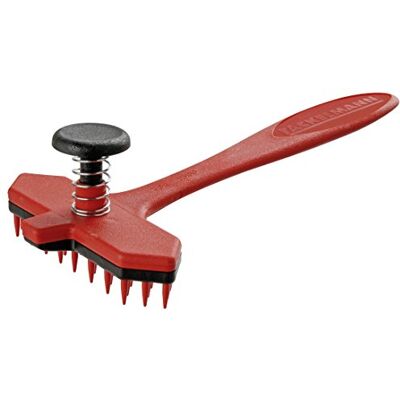 Fackelmann Brosse Étrille Pour Chien 2 En 1 Rouge/Noir - Brosse pour chien Fackelmann Brosse Étrille Pour Chien 2 En 1 Rouge/Noir - Brosse pour chien