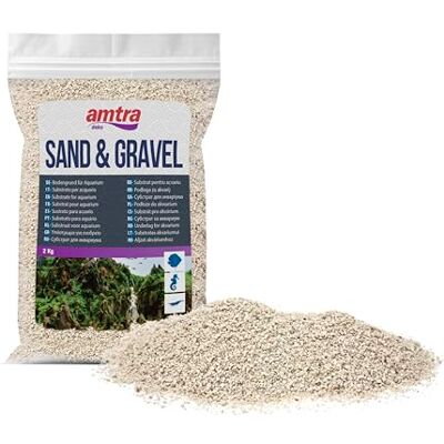 Amtra Quartz pour Aquariophilie Blanc Moyen 2 kg Amtra Quartz pour Aquariophilie Blanc Moyen 2 kg