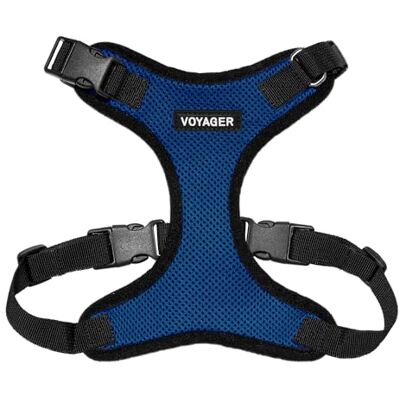 Best Pet Supplies Voyager Step-In Lock Harnais pour chien – Harnais réglable pour chiens de petite et grande taille – Bleu roi, taille L Best Pet Supplies Voyager Step-In Lock Harnais pour chien – Harnais réglable pour chiens de petite et grande taille – Bleu roi, taille L