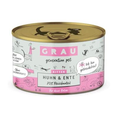 Grau L'original Nourriture humide pour chats Chaton Canard & poulet (6 x 200 g) Grau L'original Nourriture humide pour chats Chaton Canard & poulet (6 x 200 g)