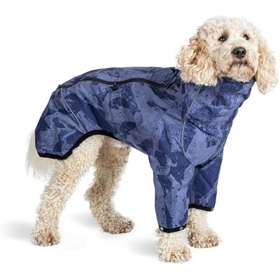 Mikki Manteau toutes saisons pour chiens et chiots, imperméable, coupe-vent, matériau respirant, réglable, coutures scellées pour résister au froid et à l'humidité, taille réglable, cou et jambes, Mikki Manteau toutes saisons pour chiens et chiots, imperméable, coupe-vent, matériau respirant, réglable, coutures scellées pour résister au froid et à l'humidité, taille réglable, cou et jambes,