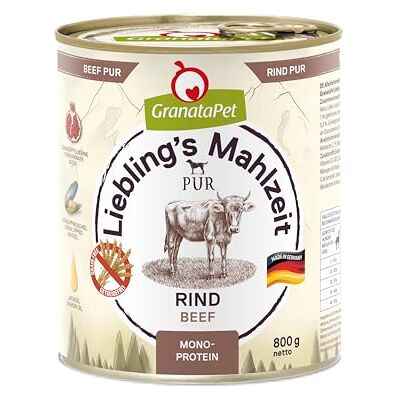GranataPet Beef PUR - Nourriture humide sans céréales pour chiens GranataPet Beef PUR - Nourriture humide sans céréales pour chiens