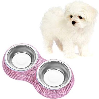 Distributeur pour chats Soleebee - Double en cristaux Distributeur pour chats Soleebee - Double en cristaux