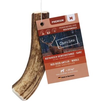 Chewies Geweih Snacks für Hunde, M: 1 Stück 80-120g Chewies Geweih Snacks für Hunde, M: 1 Stück 80-120g