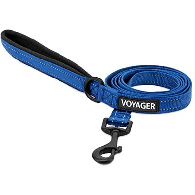 Best Pet Supplies Voyager Laisse réfléchissante pour chien avec poignée en néoprène, 1,8 m de long, convient aux chiots de petite, moyenne et grande race, mignonne et robuste pour la marche, la course et le dressage – Best Pet Supplies Voyager Laisse réfléchissante pour chien avec poignée en néoprène, 1,8 m de long, convient aux chiots de petite, moyenne et grande race, mignonne et robuste pour la marche, la course et le dressage –