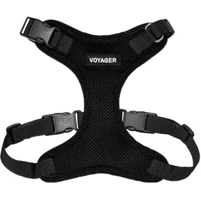 Best Pet Supplies Voyager Step-in Lock – Harnais en maille résistante aux intempéries pour animaux de compagnie, harnais réglable pour chats et chiens, noir, taille XL Best Pet Supplies Voyager Step-in Lock – Harnais en maille résistante aux intempéries pour animaux de compagnie, harnais réglable pour chats et chiens, noir, taille XL