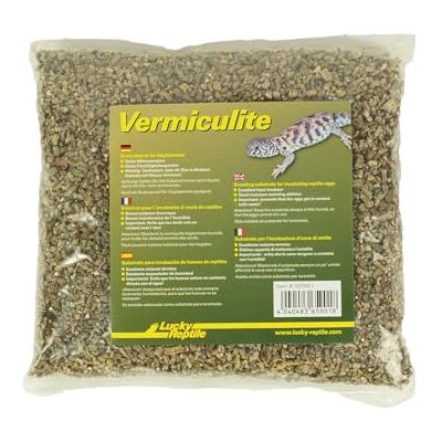 Lucky Reptile Vermiculite 1 litre de concentré pour couver d'oeufs de reptiles Substrat pour l'incubation d'isolation thermique et régulateur d'humidité Reptiles d'élevage Terrain terrarium Lucky Reptile Vermiculite 1 litre de concentré pour couver d'oeufs de reptiles Substrat pour l'incubation d'isolation thermique et régulateur d'humidité Reptiles d'élevage Terrain terrarium