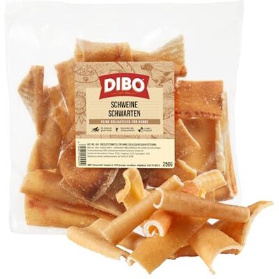 DIBO Cochon à croûte, sac de 250 g, petite collation à mâcher naturel ou friandises pour intermédiaire, nourriture pour chien, article à mâcher de qualité sans produits chimiques DIBO Cochon à croûte, sac de 250 g, petite collation à mâcher naturel ou friandises pour intermédiaire, nourriture pour chien, article à mâcher de qualité sans produits chimiques