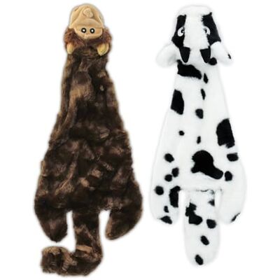 Best Pet Supplies Jouet couineur doux et solide pour chien de petite, moyenne et grande taille, jouet interactif pour jouer à l'intérieur, résiste aux morsures, Vache, singe, taille L Best Pet Supplies Jouet couineur doux et solide pour chien de petite, moyenne et grande taille, jouet interactif pour jouer à l'intérieur, résiste aux morsures, Vache, singe, taille L